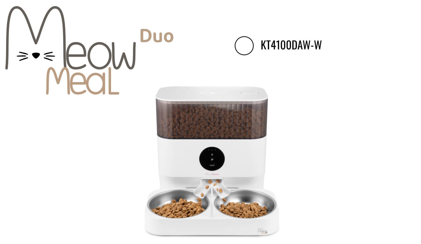 MeowMeal Duo KT4100DAW-W
